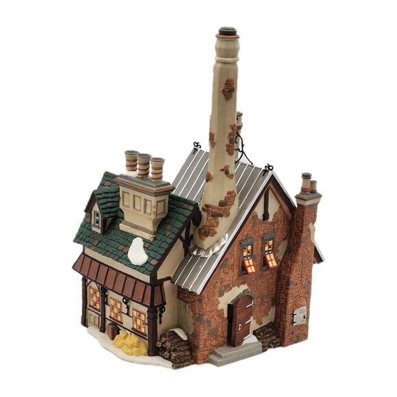 Department 56 Glendun Cocoa Works 58478 Dickens Village Illuminated Original Box - Picture 5 of 16